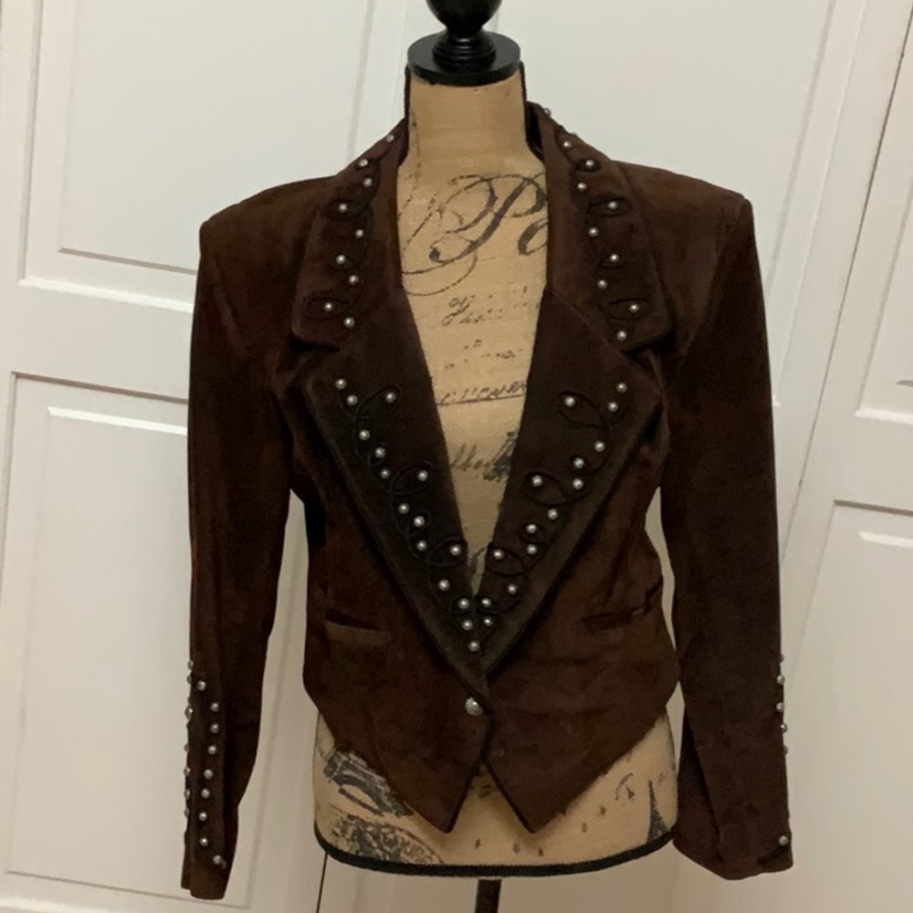 Leather Tony Lama western jacket